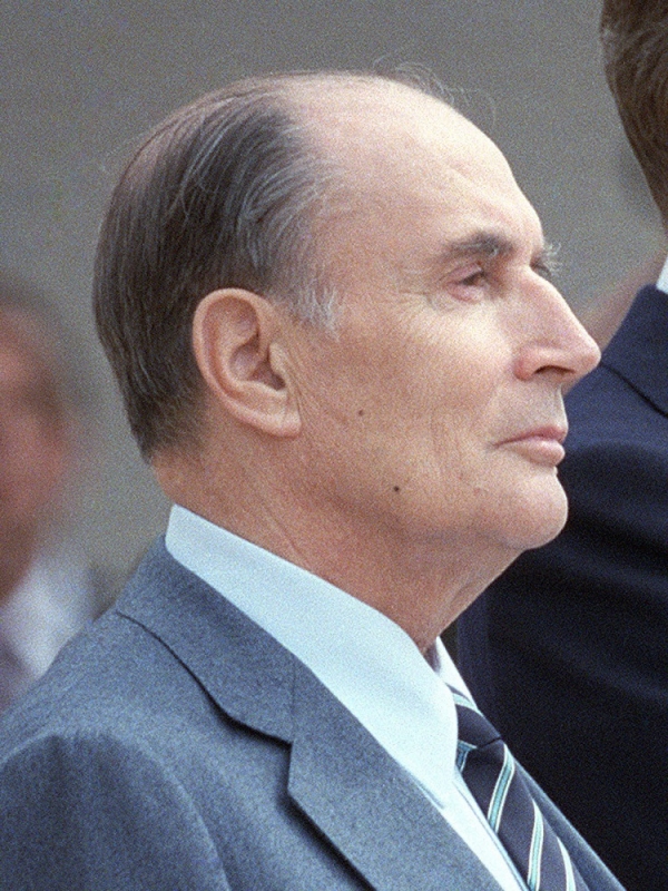 François Mitterrand im Jahr 1984, ehemaliger französischer Staatspräsident, dts Nachrichtenagentur