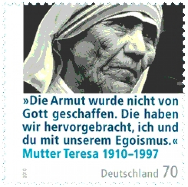 Sonderbriefmarke Mutter Teresa, über dts Nachrichtenagentur