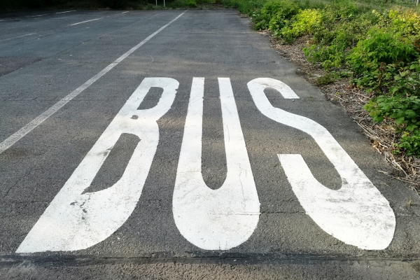 Leerer Bus-Parkplatz, über dts Nachrichtenagentur