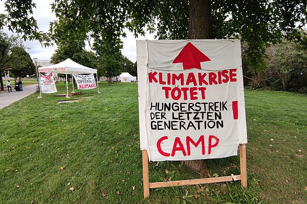 Hungerstreik-Camp, über dts Nachrichtenagentur