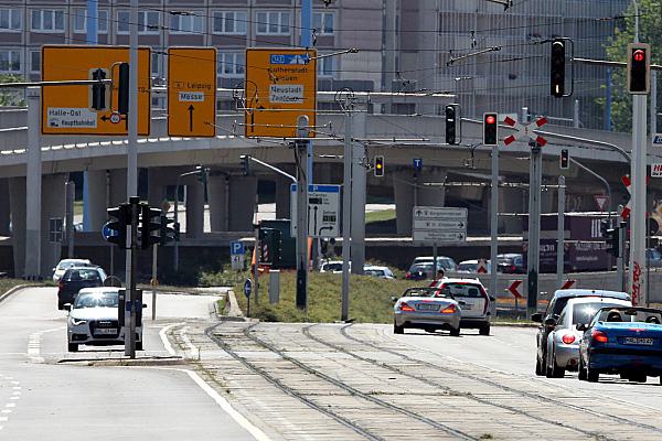 Riebeckplatz in Halle, über dts Nachrichtenagentur