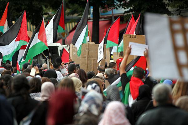 Palästinenser-Demo, über dts Nachrichtenagentur