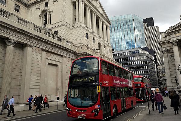 Bank of England im Finanzviertel von London, über dts Nachrichtenagentur