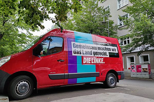 Linken-Kampagnenbus (Archiv), über dts Nachrichtenagentur