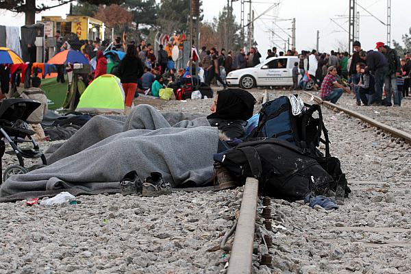 Flüchtlinge auf der Balkanroute (Archiv), über dts Nachrichtenagentur