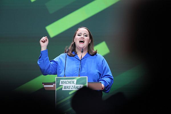 Ricarda Lang beim Grünen-Parteitag 2023 in Karlsruhe, über dts Nachrichtenagentur