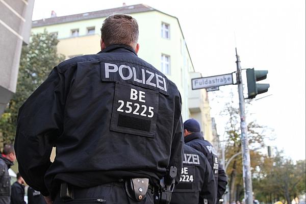 Polizei bei verbotener Pro-Palästina-Demo (Archiv), via dts Nachrichtenagentur