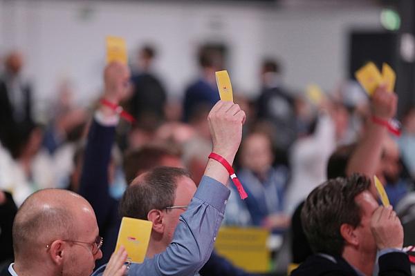 Abstimmung auf FDP-Parteitag (Archiv), via dts Nachrichtenagentur