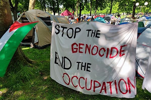 Pro-Palästina Camp an der Uni Bonn (Archiv), via dts Nachrichtenagentur