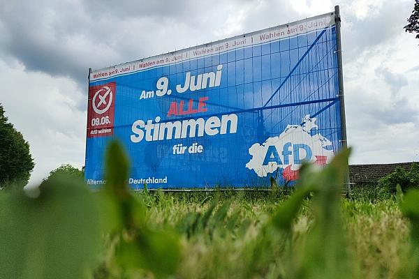 AfD-Wahlplakat in Mecklenburg-Vorpommern am 19.05.2024, via dts Nachrichtenagentur