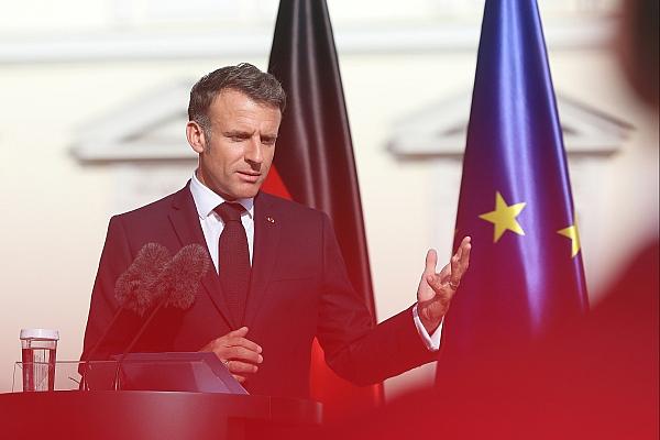 Emmanuel Macron am 26.05.2024, via dts Nachrichtenagentur