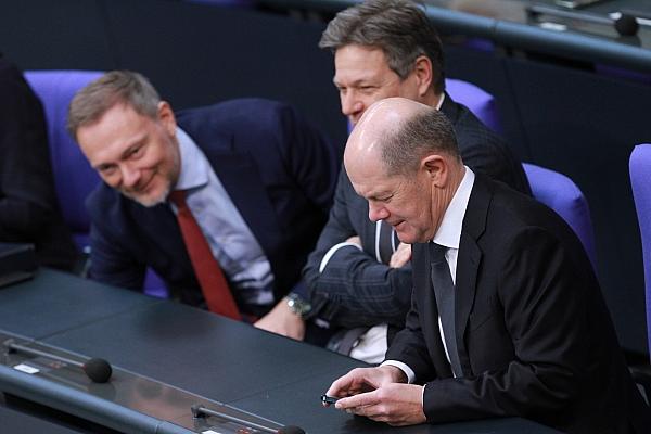 Christian Lindner, Robert Habeck, Olaf Scholz (Archiv), via dts Nachrichtenagentur