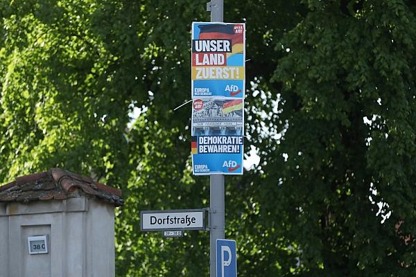 AfD-Wahlplakate zur Europawahl (Archiv), via dts Nachrichtenagentur