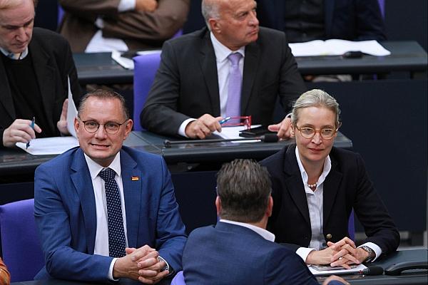 Tino Chrupalla und Alice Weidel am 05.06.2024, via dts Nachrichtenagentur