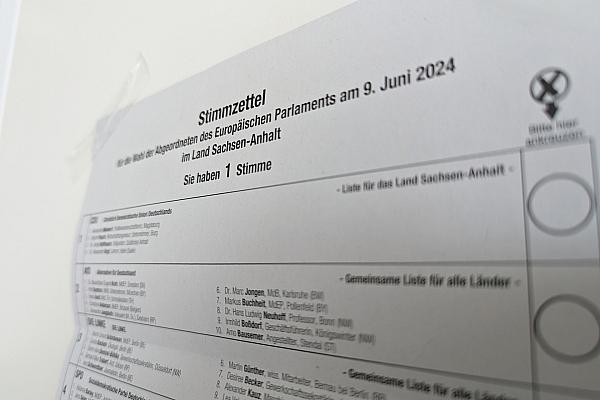 Stimmzettel zur Europawahl 2024 (Archiv), via dts Nachrichtenagentur