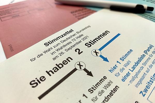 Stimmzettel zur Bundestagswahl 2021 (Archiv), via dts Nachrichtenagentur