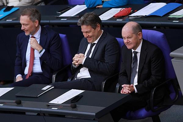 Christian Lindner, Robert Habeck, Olaf Scholz (Archiv), via dts Nachrichtenagentur