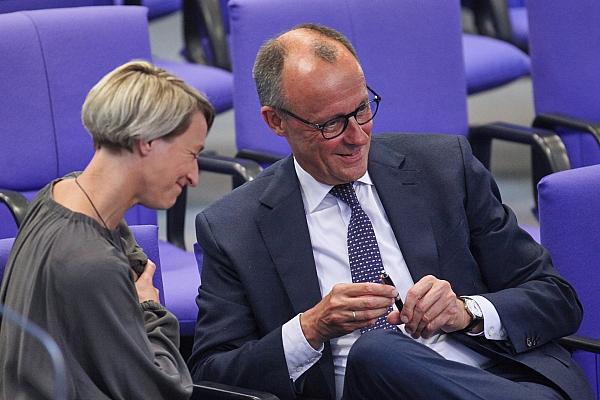 Nadine Schön und Friedrich Merz (Archiv), via dts Nachrichtenagentur