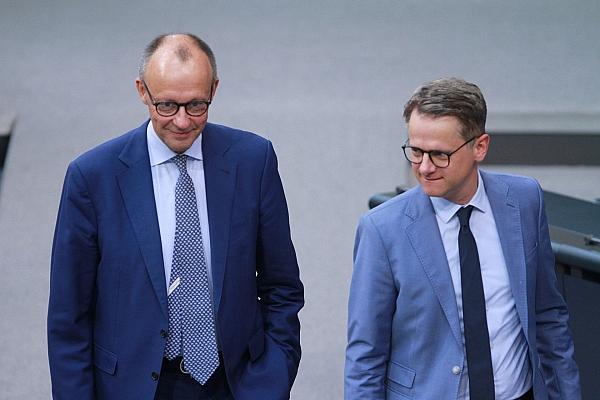 Friedrich Merz und Carsten Linnemann (Archiv), via dts Nachrichtenagentur