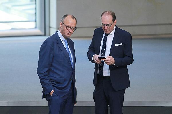 Friedrich Merz und Alexander Dobrindt am 05.07.2024, via dts Nachrichtenagentur