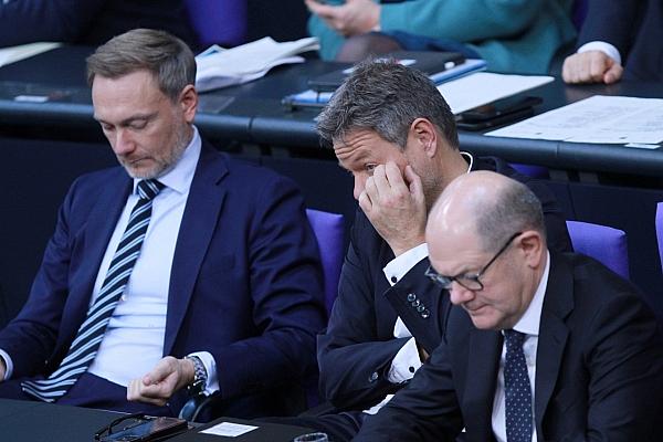 Christian Lindner, Robert Habeck, Olaf Scholz (Archiv), via dts Nachrichtenagentur