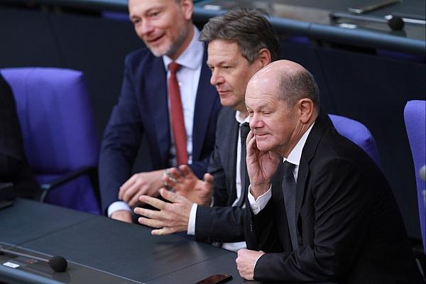 Christian Lindner, Robert Habeck, Olaf Scholz (Archiv), via dts Nachrichtenagentur