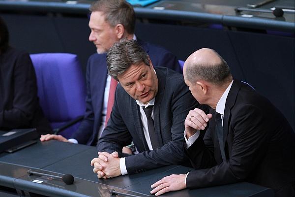 Christian Lindner, Robert Habeck, Olaf Scholz (Archiv), via dts Nachrichtenagentur