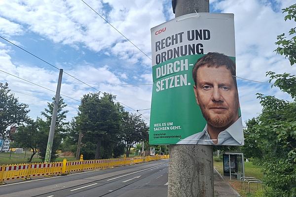 CDU-Wahlplakat zur Landtagswahl in Sachsen (Archiv), via dts Nachrichtenagentur