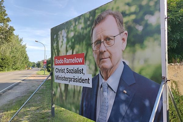 Wahlplakat mit Bodo Ramelow zur Landtagswahl in Thüringen (Archiv), via dts Nachrichtenagentur