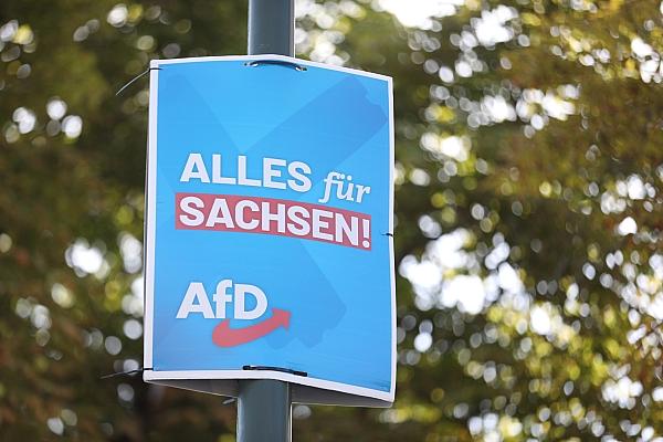 AfD-Wahlplakat zur Landtagswahl in Sachsen (Archiv), via dts Nachrichtenagentur