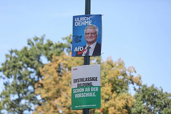 Wahlplakate von AfD und CDU zur Landtagswahl in Sachsen (Archiv), via dts Nachrichtenagentur