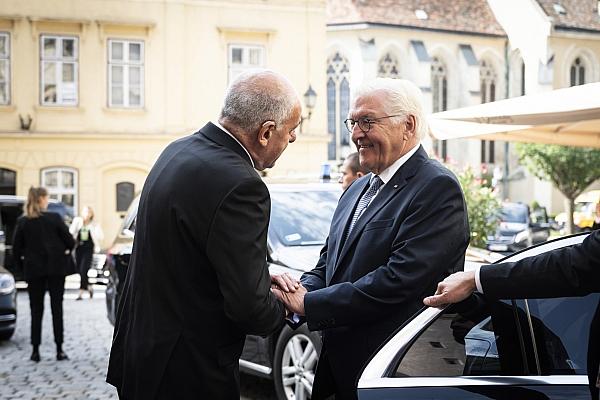 Tamás Sulyok und Frank-Walter Steinmeier am 19.08.2024, Steins, Sandra/BPA via dts Nachrichtenagentur