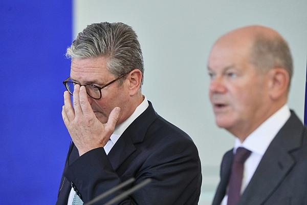 Keir Starmer und Olaf Scholz am 28.08.2024, via dts Nachrichtenagentur