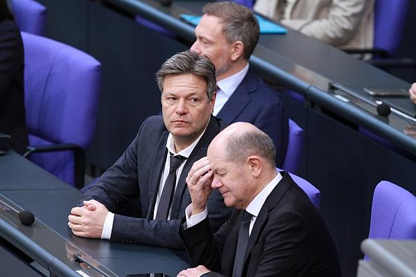 Robert Habeck, Christian Lindner, Olaf Scholz (Archiv), via dts Nachrichtenagentur