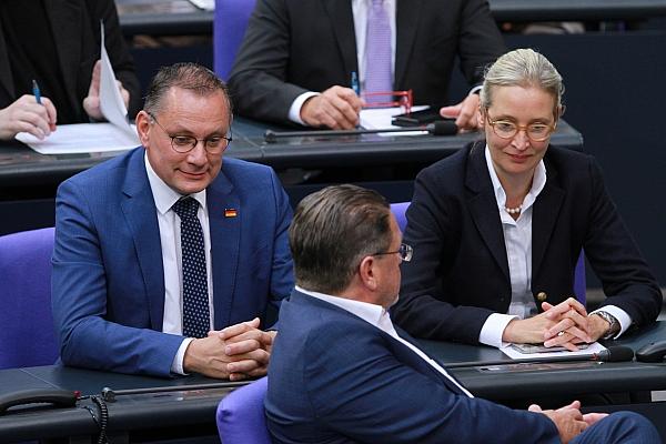 Tino Chrupalla, Stephan Brandner und Alice Weidel (Archiv), via dts Nachrichtenagentur