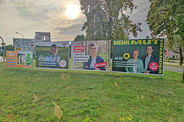 Wahlplakate zur Landtagswahl in Brandenburg (Archiv), via dts Nachrichtenagentur