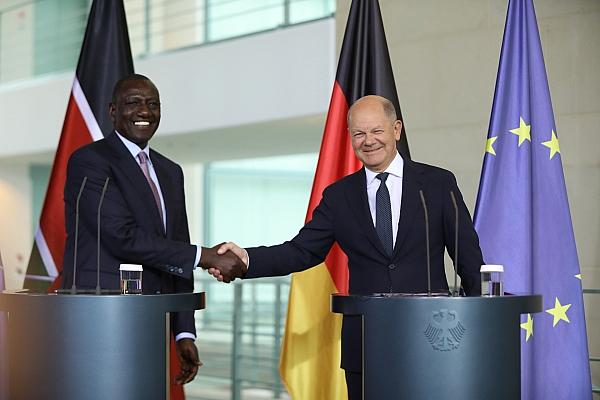 William Ruto und Olaf Scholz am 13.09.2024, via dts Nachrichtenagentur