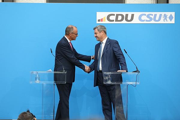 Friedrich Merz und Markus Söder am 17.09.2024, via dts Nachrichtenagentur