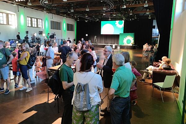 Grünen-Wahlparty in Brandenburg am 22.09.2024, via dts Nachrichtenagentur