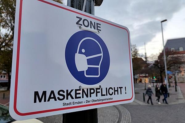 Maskenpflicht in der Innenstadt von Emden (Archiv), via dts Nachrichtenagentur