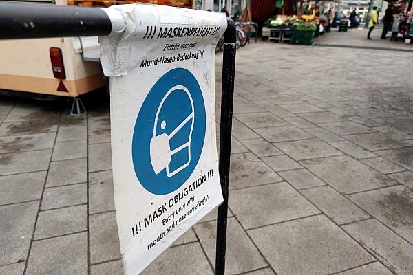 Maskenpflicht auf einem Wochenmarkt (Archiv), via dts Nachrichtenagentur