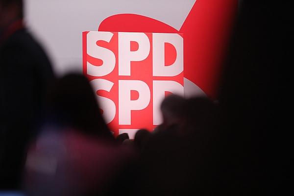 SPD-Logo auf Parteitag (Archiv), via dts Nachrichtenagentur