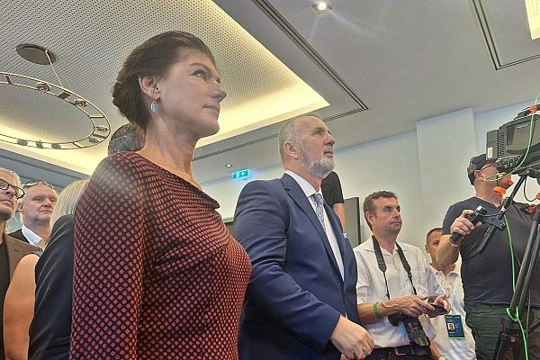 Sahra Wagenknecht und Steffen Schütz (Archiv), via dts Nachrichtenagentur